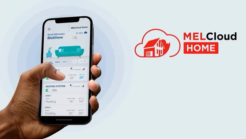 MELCloud Home aplikacija Mitsubishi Electric